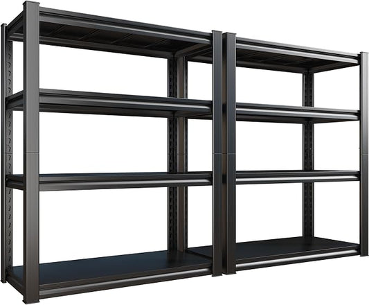 Raybee 40" W Garage Shelving Heavy Duty Storage Shelves 56.9" H Metal Shelving by Raybee