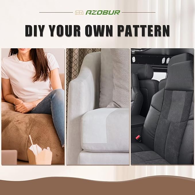 Azobur Couch Patches, Extra-Large Durable Fabric Tape, Waterproof, Self-Adhesive - Image 6