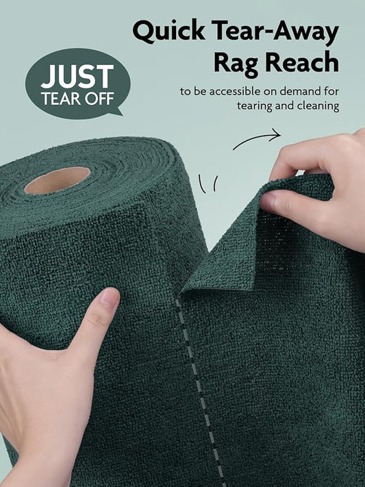 Fantasticlean Microfiber Cleaning Cloth Roll -75 Pack, Tear Away Microfiber - Image 2