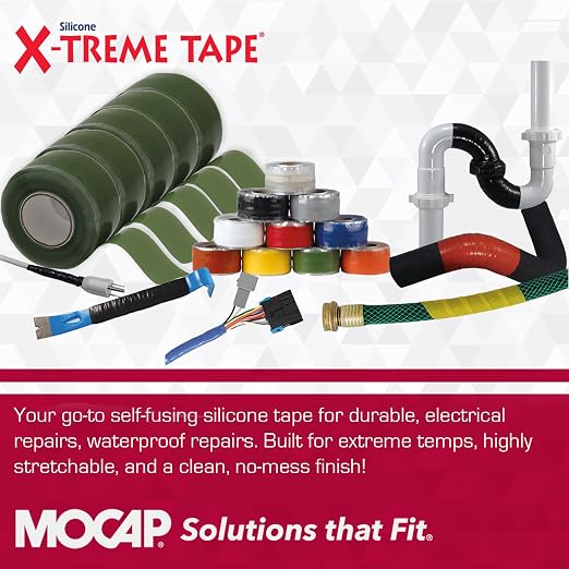 X-Treme Tape MOCAP Heavy Duty Electrical Tape, Self-Fusing Silicone Rubber - Image 6