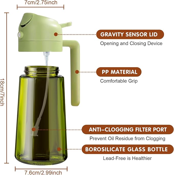 YARRAMATE 16oz/470ml Light Blocking Oil Sprayer - Image 7