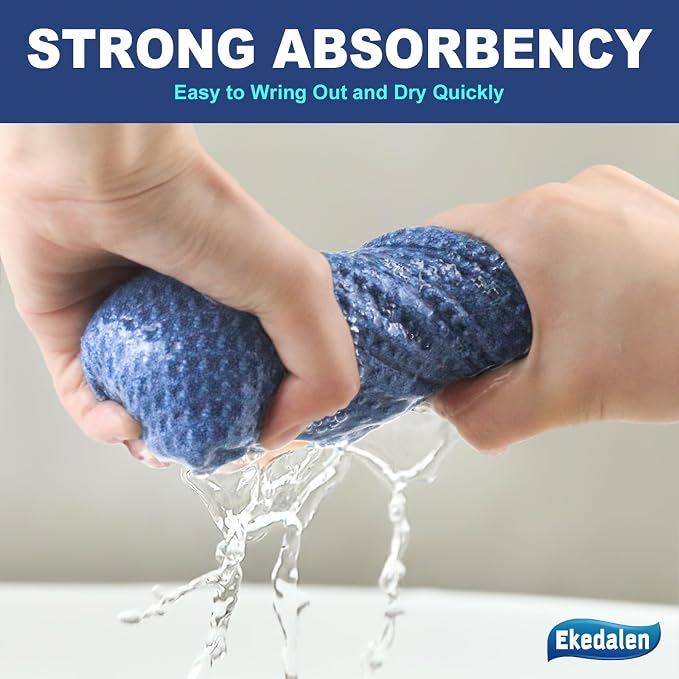 Microfiber Cleaning Cloth Waffle Weave - Image 4