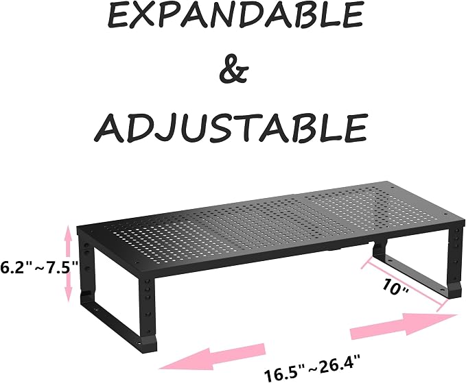 Metal Stackable Expandable Storage Shelf - Image 3