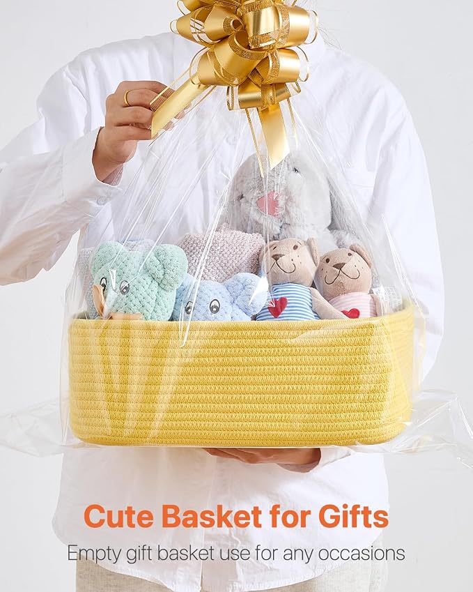 Small Woven Basket, 13.5 x 9.5 x 5 Inches, Storage Basket - Image 7