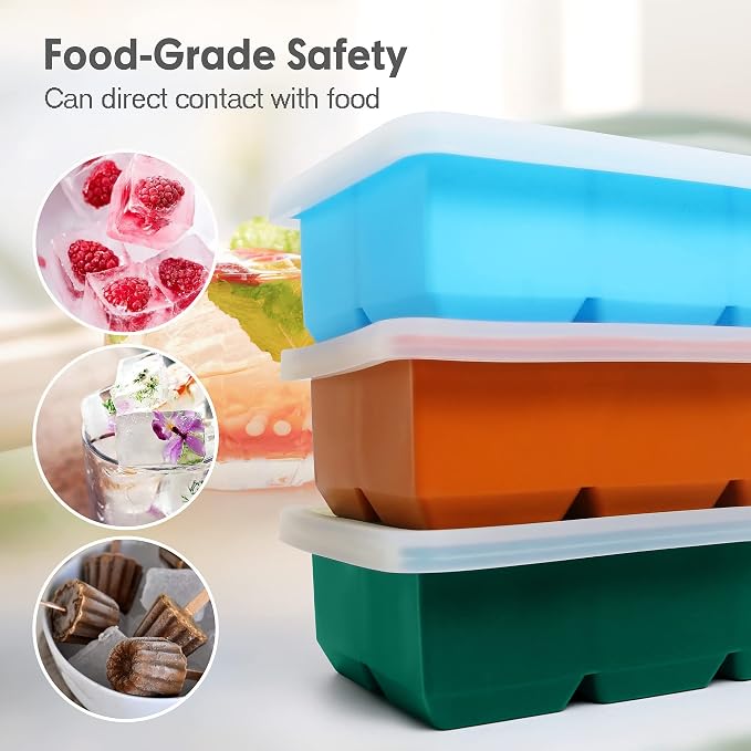 Silicone Ice Cube Trays 3 Pack - Image 8
