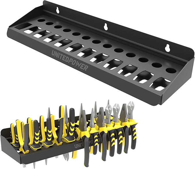 UNITEDPOWER Pliers Holder, Wall Mount Storage Rack Organizer by UNITEDTOOLSUNITEDPOWER