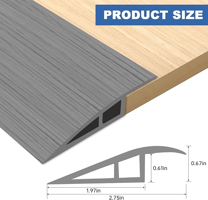 Vinyl Door Threshold Flooring Transition Strip Self Adhesive Carpet Edging Strip - Image 6