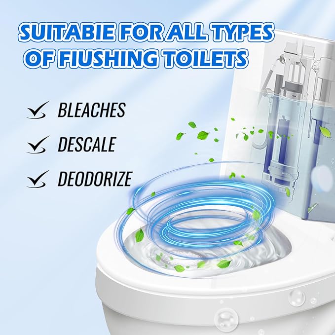 Automatic Toilet Bowl Cleaner Tablets–Fresh Scent, 50 PACK, Long-Lasting - Image 5