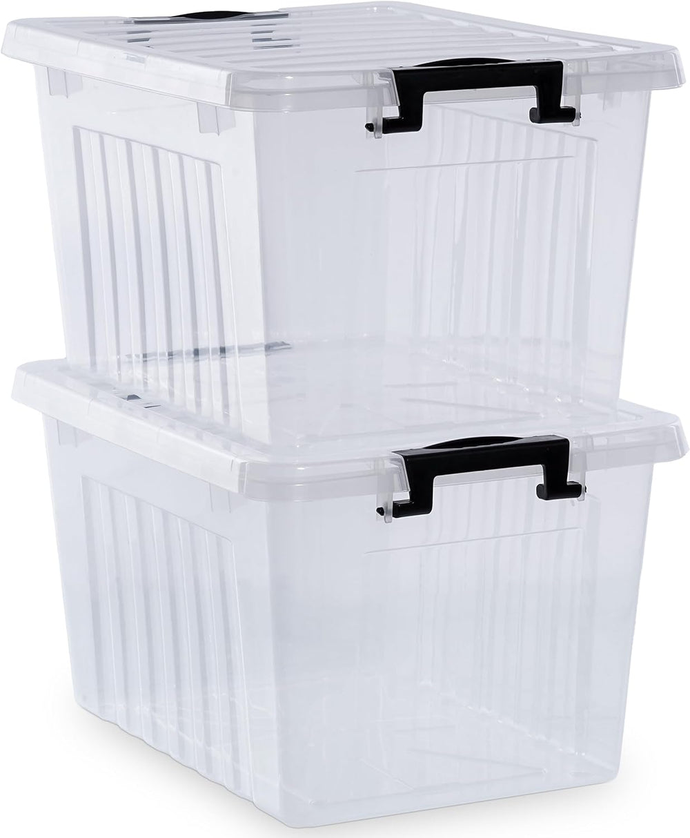 Citylife 22 QT Clear Plastic Storage Bins