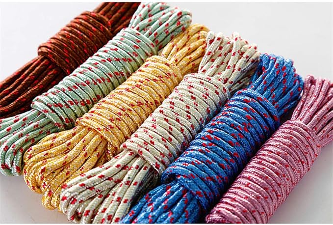 10M Heavy Duty Laundry Drying Clothesline Rope Portable Travel Nylon Cord - Image 2