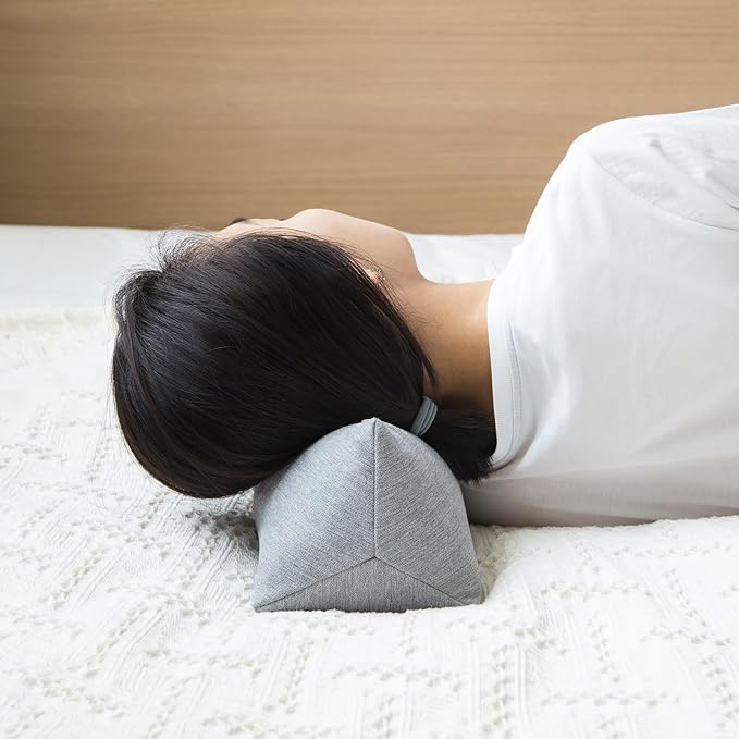 Buckwheat Neck Support Pillow Cervical Neck Cylinder Bolster Pillow, Buckwheat - Image 3