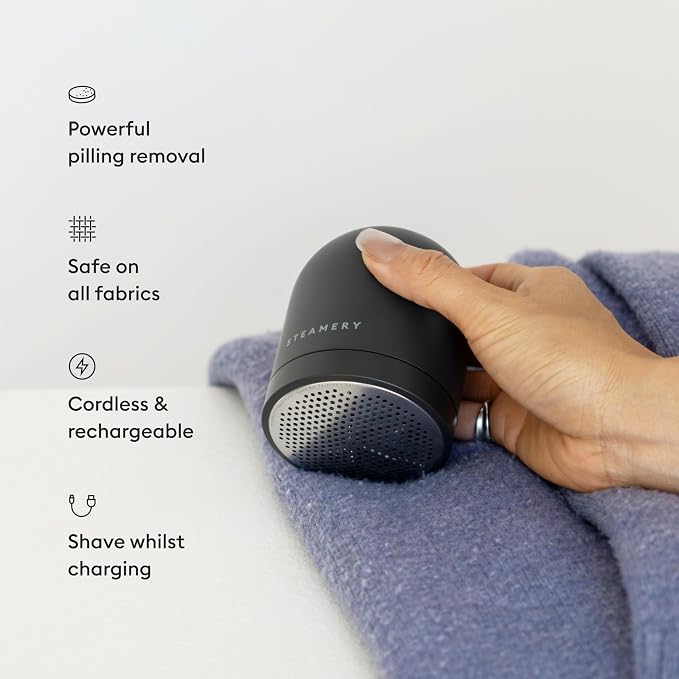 Steamery Fabric Shaver Pilo 2, Removes Lint and Pilling from Clothes and - Image 3
