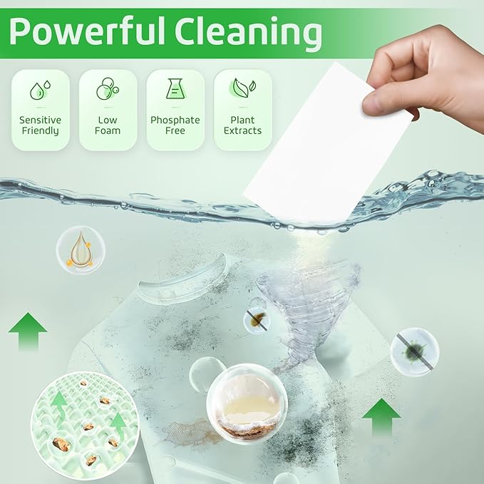 Poesie Laundry Detergent Sheets Fresh Scent 320 Sheet Liquidless Soap Sheets - Image 4