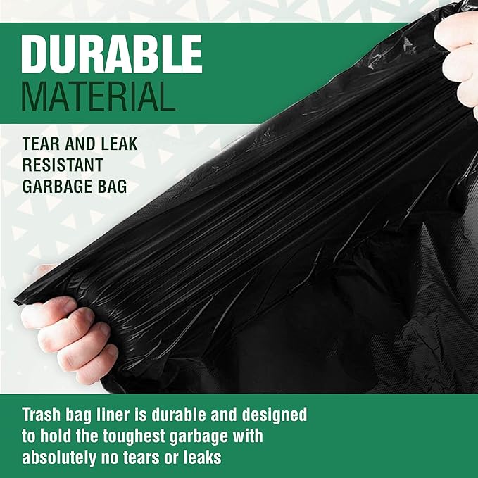 95 Gallon Trash Bags Heavy Duty | Mega-Value Pack 72 Bags | Extra Large Black - Image 8