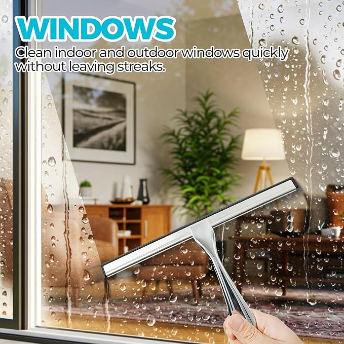2PACK All-Purpose Shower Squeegee - Image 5