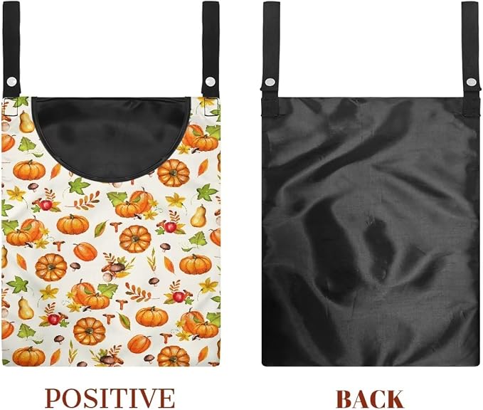 Pumpkin Print Clothespin Bag - Image 7
