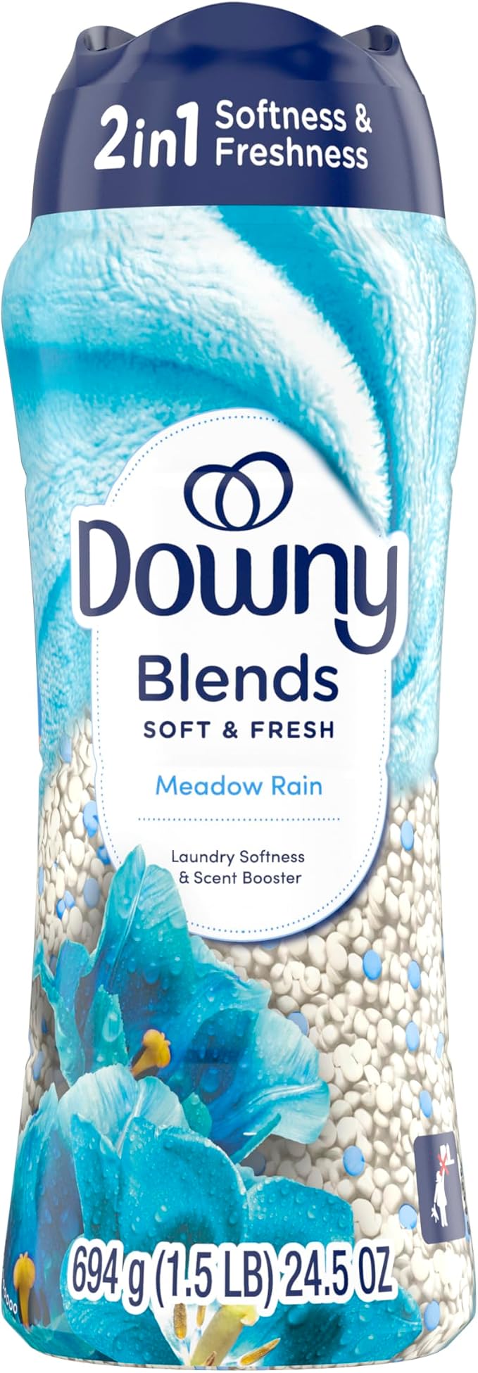 Downy Blends In-Wash Laundry Scent Booster Beads, Meadow Rain Scent, 24.5 OZ - Image 9