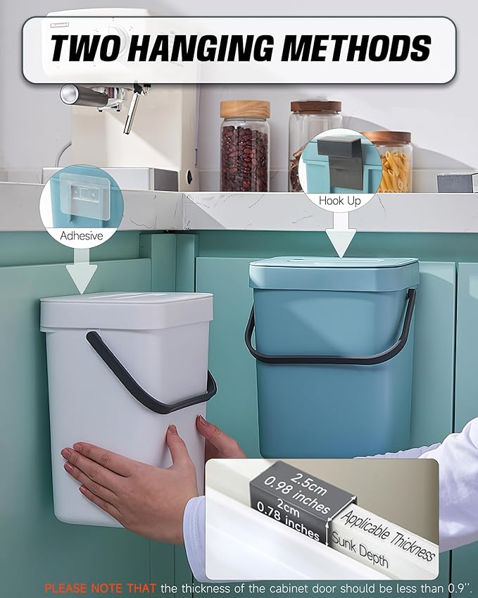1.3 Gallon Small Trash Can - Image 6