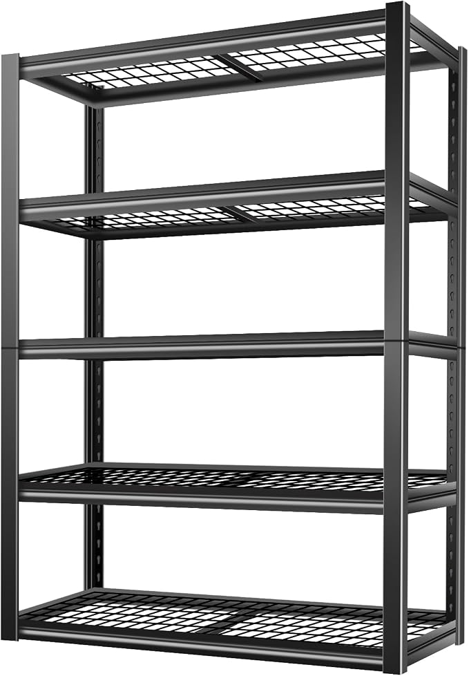 BILT HARD Garage Shelving 3000 LBS 36" W x 18" D x 72" H, Heavy Duty 5-Tier by BILTHARD