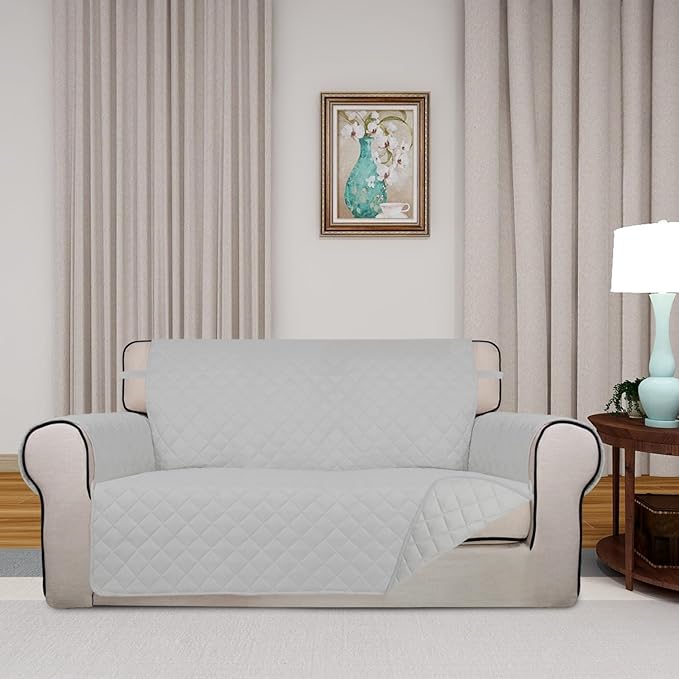 PureFit Reversible Quilted Sofa Cover, Water Resistant Furniture Protector - Image 2