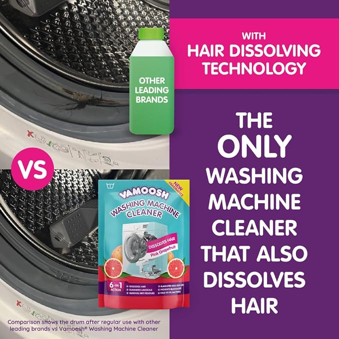 Vamoosh 6-in-1 Washing Machine Cleaner | Dissolves Pet Hair | Prevents Blockage - Image 5