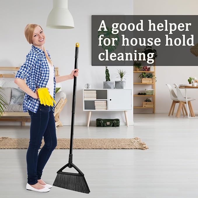 4PCS Heavy Duty Angle Broom, Long Pole Brooms - Image 8