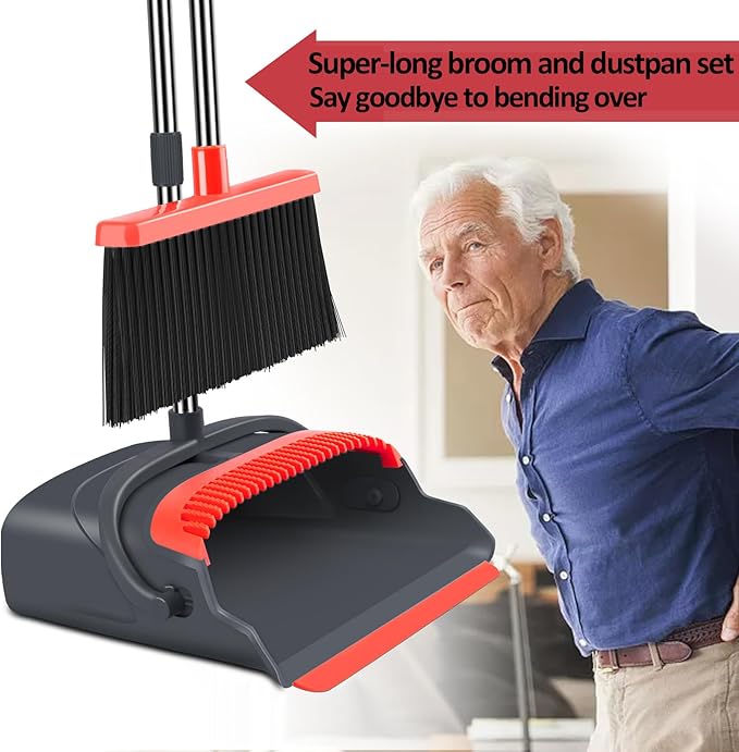kelamayi Upgrade Broom and Dustpan Set, Broom - Image 4
