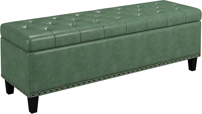 Storage Ottoman Bench, 51-Inch Large Storage Bench - Image 5