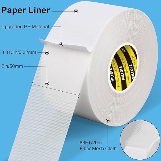 3Pack Double Sided Tape Heavy Duty, 2in x 66FT, Universal High Tack Strong Wall - Image 2