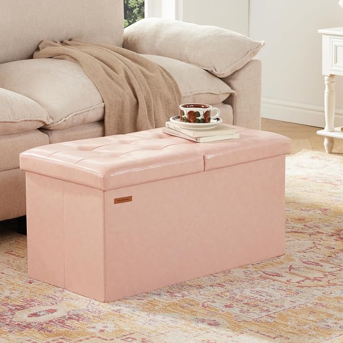 HAUSFRAU - 30 Inches Storage Ottoman Bench - Image 7