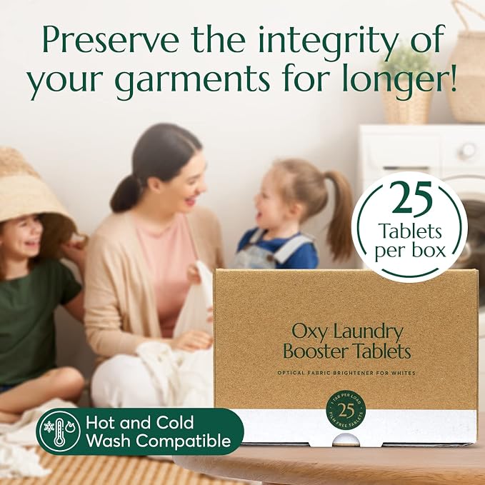 Cleanomic - Oxy Laundry Booster Tablets - Oxy Cleaner Laundry Stain Remover - Image 6