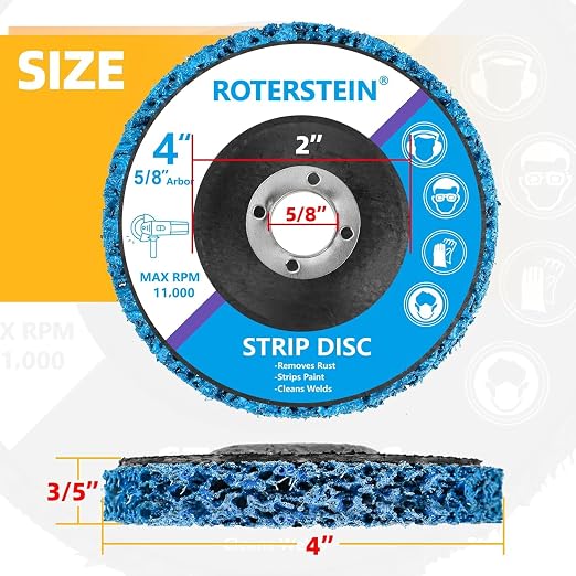10 Pack Strip Discs Stripping Wheel 4 inch - Image 5