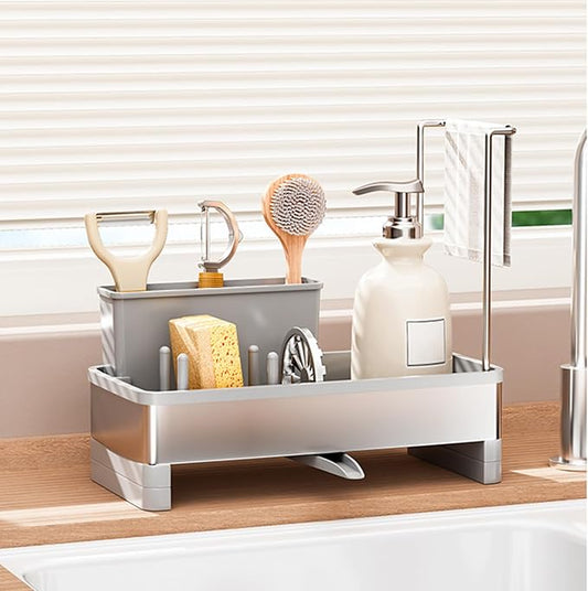 Sponge Holder for Kitchen Sink, Sink Caddy Organizer - Image 2