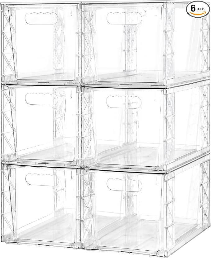 Plastic Drawers Storage, Acrylic Storage Bins by Unknown