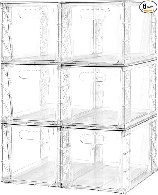 Plastic Drawers Storage, Acrylic Storage Bins by Unknown