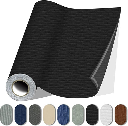 Fabric Repair Patches, 17X79 Inch Canvas Self-Adhesive Fabric Patches Tape by Lifeshoon