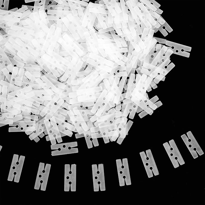 300 PCS Plastic Balloon Clips Ties, H Shape Sealing Clips Reusable Balloon Tie by Unknown