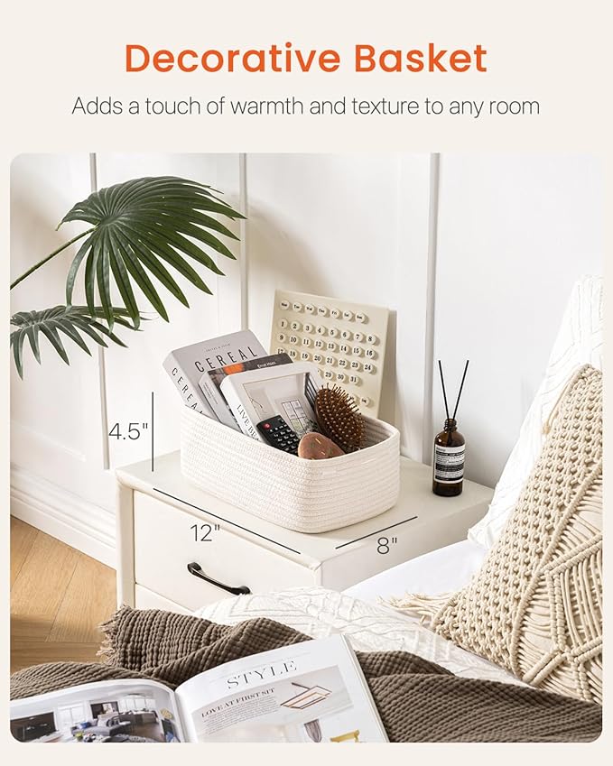 Small Woven Basket, Storage Basket - Image 2