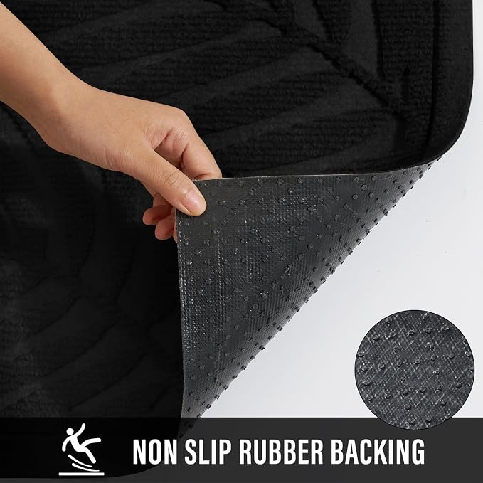 Front Door Mat, Absorbent Resist Dirt Welcome Door Mat Indoor Outdoor, - Image 3