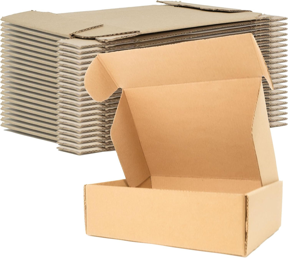 Commercial 32 ECT Shipping Mailer Boxes, 12"x9"x2", 25 Pack