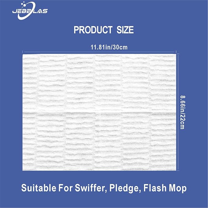 JEBBLAS Disposable Mop Cloth Dry Sweeping Pad - Image 4
