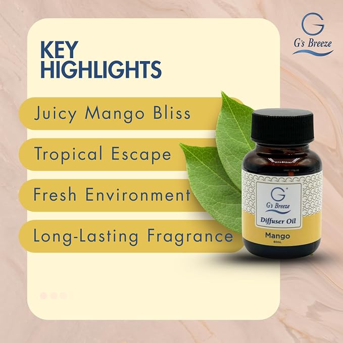 G's Breeze Mango Diffuser Oil Refill - Image 4