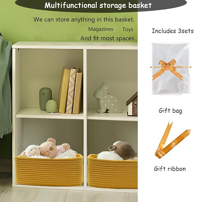 COMFY-HOMI 11.5"x7.5"x4.7" Storage Baskets - Image 3