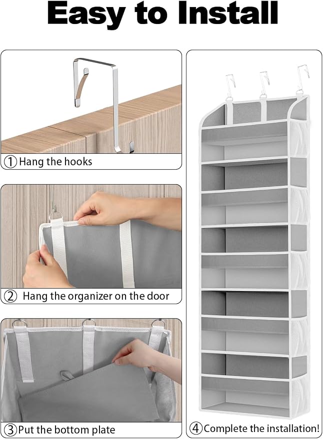 1 Pack Over The Door Storage Organizer - Image 7