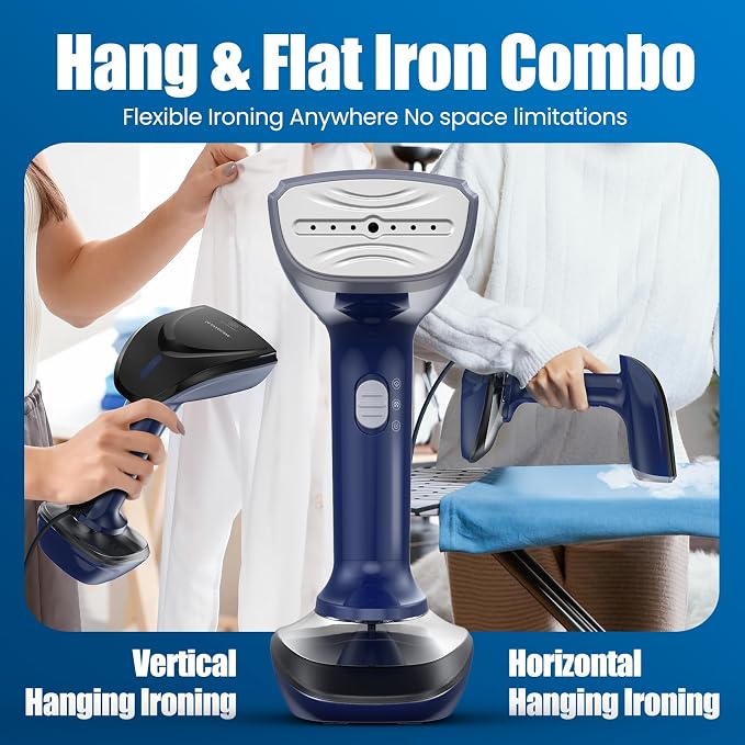 Powerful Handheld Fabric Steamer - 1800W - Image 3