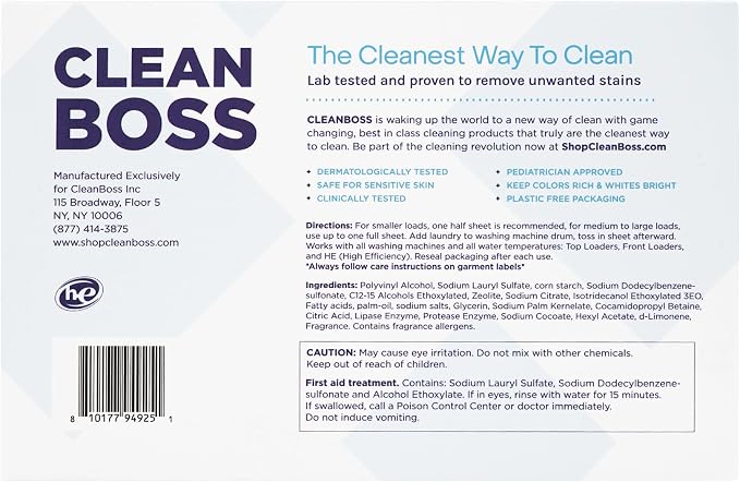 CleanBoss Laundry Detergent Smart Sheets - Image 6