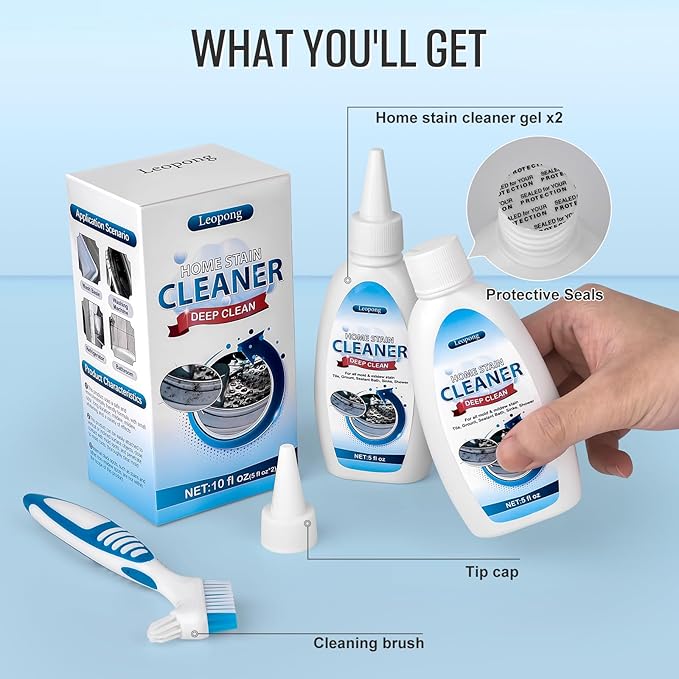 Home Cleaner Gel, Cleaner for Washing Machine, Refrigerator Strips, Household - Image 7
