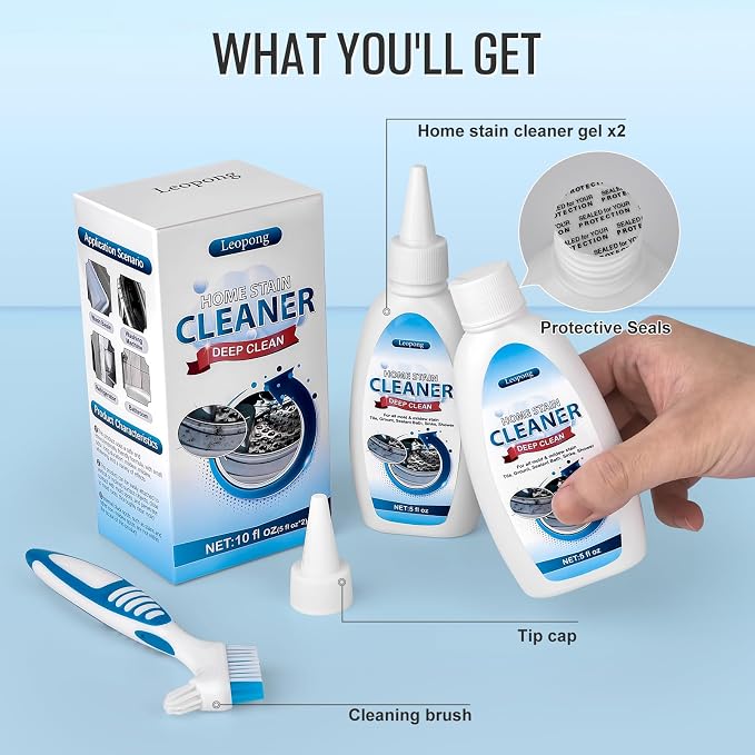 Home Cleaner Gel, Cleaner for Washing Machine, Refrigerator Strips, Household - Image 5