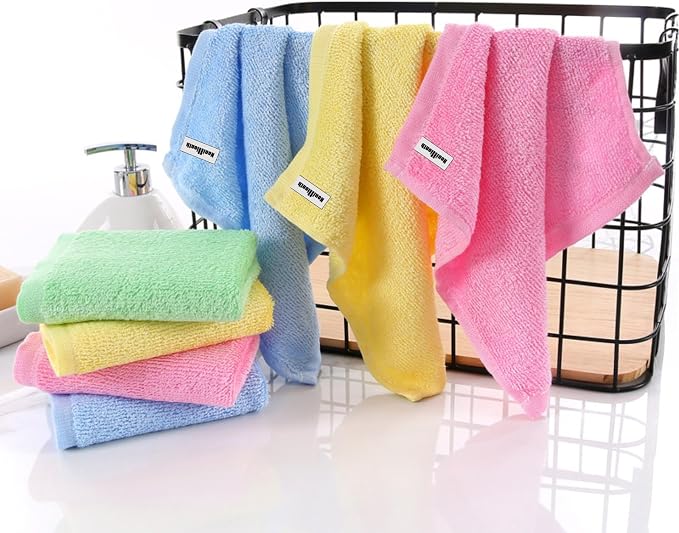Bamboo Microfiber Cleaning Cloth-8Pcs Kitchen Wash Cloths, Wood Fiber Window - Image 6