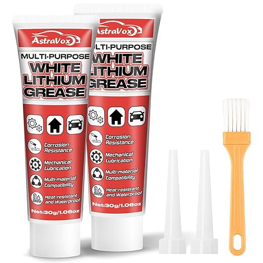 AstraVox White Lithium Grease, and Garage Doors, Industrial, and Household Use by AstraVox